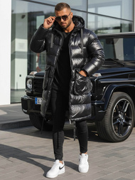 Pánska bunda čierna OZONEE O/M3205Z