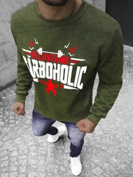 Pánska Mikina Zelené OZONEE JS/Y10089