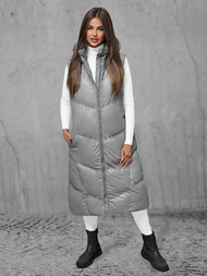 Dámska Vesta Sivé OZONEE JS/5M3183/105