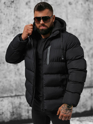 Pánska Bunda Čierna OZONEE JS/27M8112/392