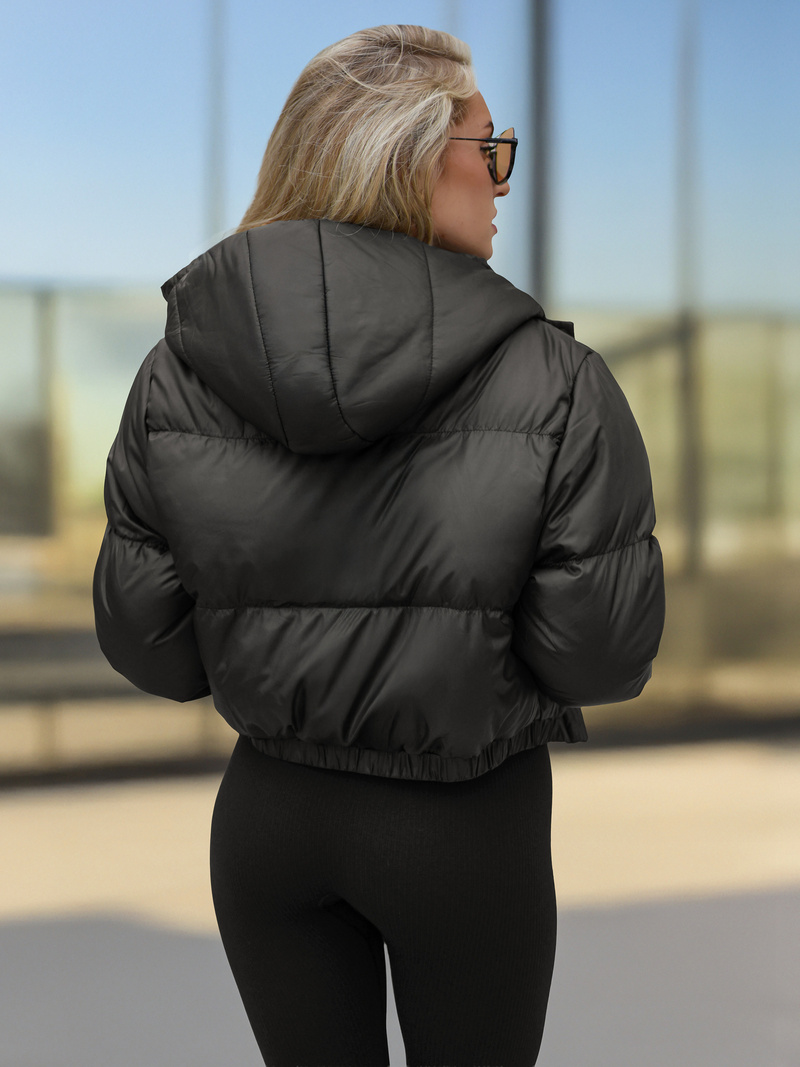 Dámska bunda čierna OZONEE JS/5M3260/392Z