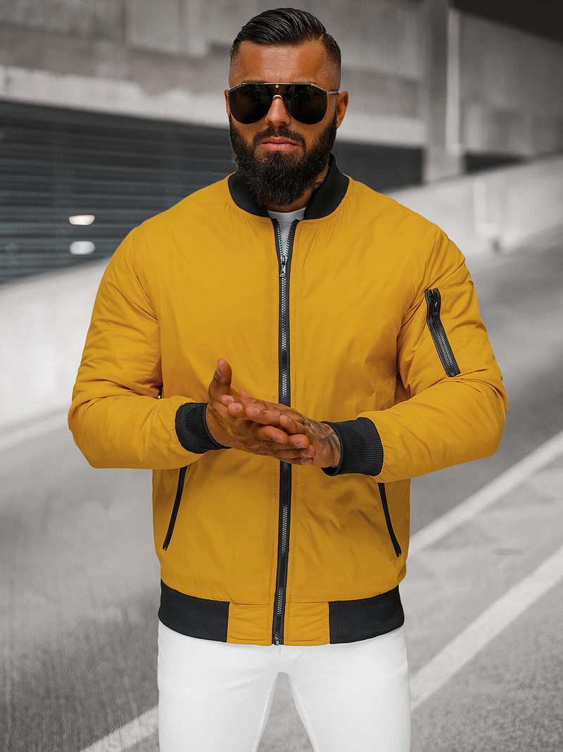 Pánska Bunda Camelová OZONEE JS/AK95Z