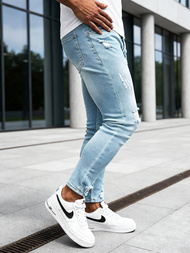 Pánske džínsy Svetlo Modré OZONEE DO/2860