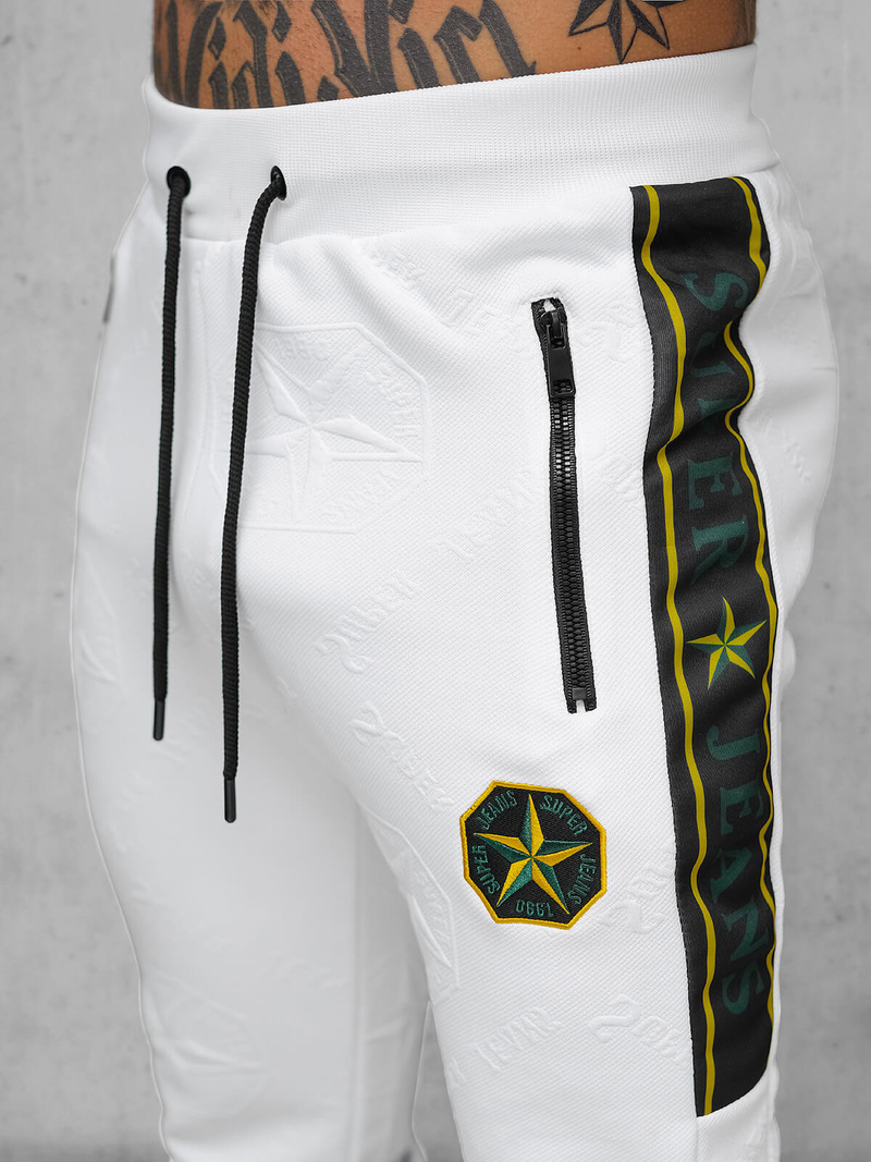 Pánska Tepláková Súprava Biele OZONEE O/FF3562AB