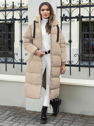 Dámska Bunda Béžová OZONEE JS/5M3163/62Z