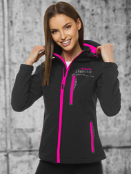 Dámska Bunda Softshell Čierna OZONEE JS/HH027/1