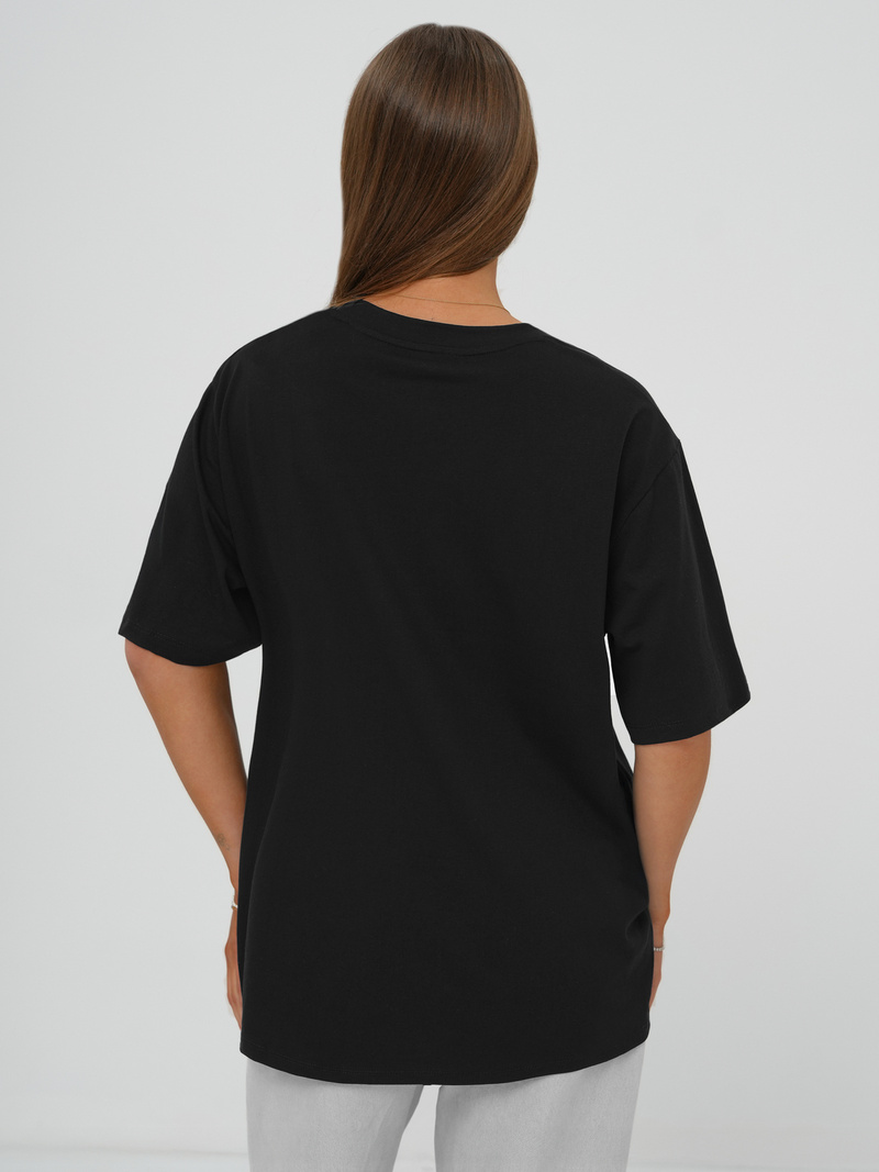 Dámske Tričko Čierne OZONEE DJ77423