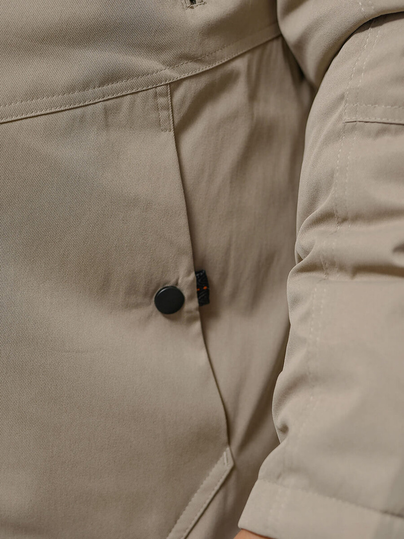 Pánska Zimná Bunda Béžová OZONEE JS/22M315/62