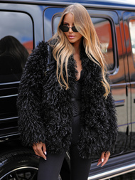 Dámska bunda čierna OZONEE JS/11Z8251