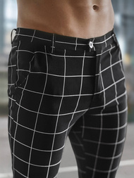 Pánske Chino Nohavice Čierne OZONEE O/P4009Z