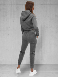 Dámska dvojdielna tepláková súprava grafitová OZONEE JS/8C67/5Z