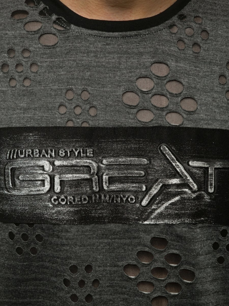 Pánske Tričko Čierne OZONEE JS/KS2083