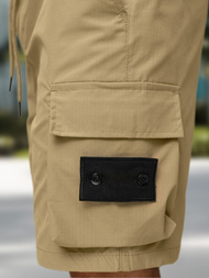 Pánske kraťasy béžové OZONEE JS/27K6538/6