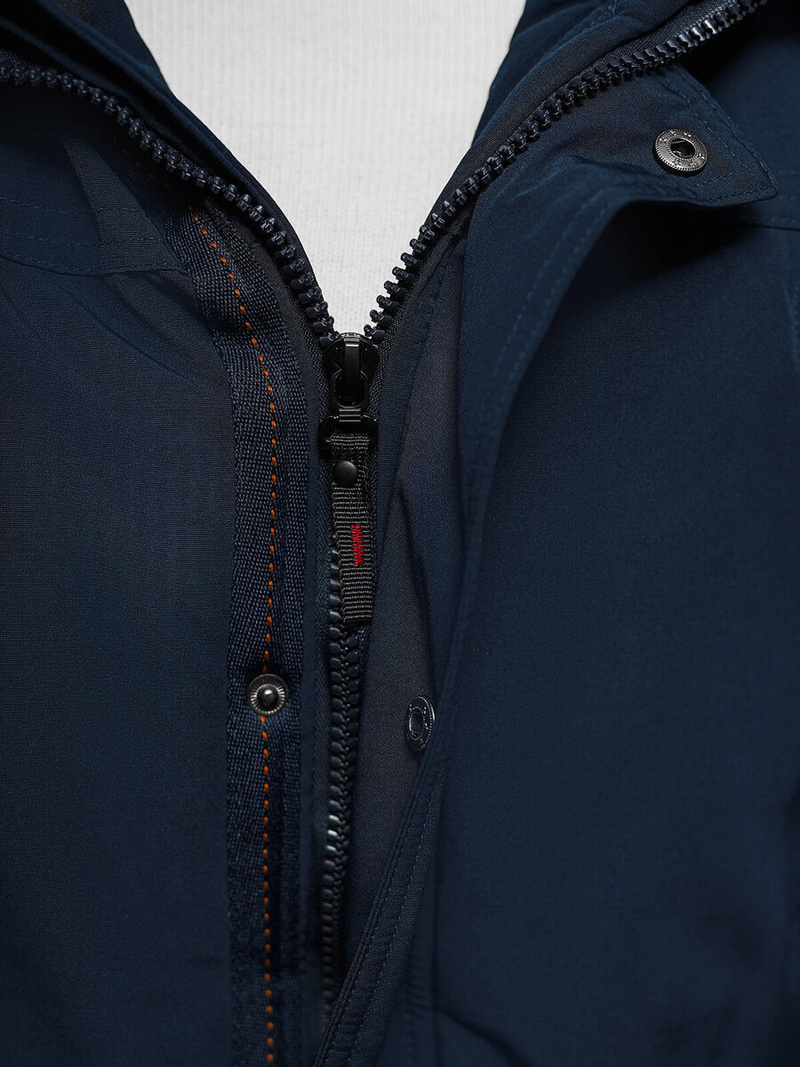 Pánska Bunda Námornícka Modrá OZONEE JS/5M718/215