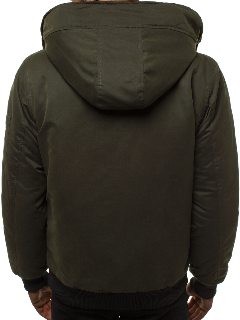 Pánska Bunda Tmavo-Zelená OZONEE JS/2019005