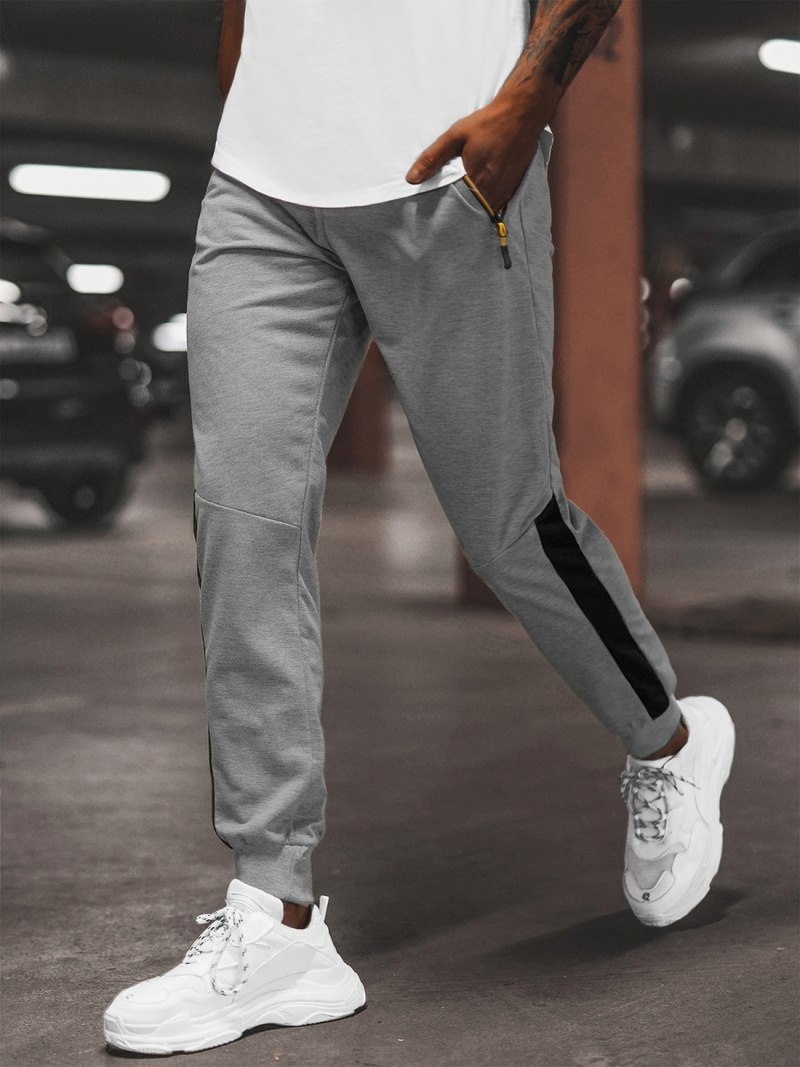 Pánske Tepláky Sivé OZONEE JS/68K10356Z