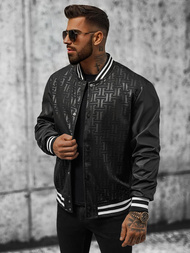 Pánska Bunda Čierna OZONEE O/3A172