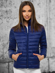 Dámska Bunda Námornícka modrá OZONEE JS/M20311/215