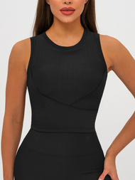 Dámska športová podprsenka čierna OZONEE JS/17K596/3