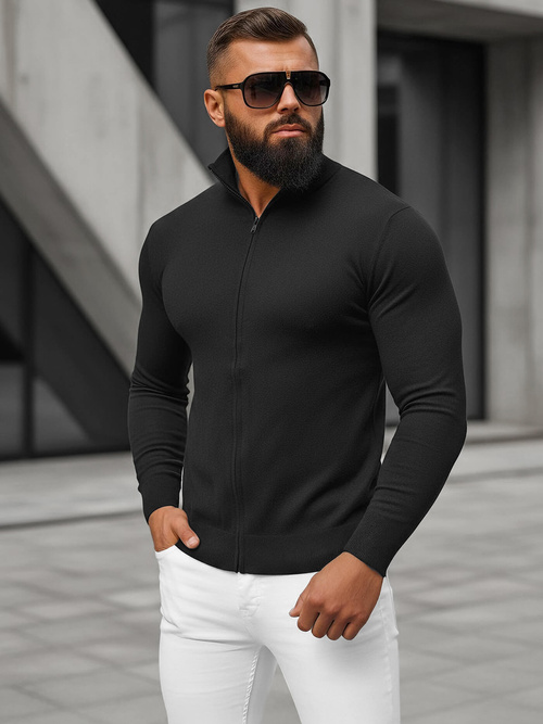 Pánsky Sveter Čierny OZONEE NB/MM6004/4Z