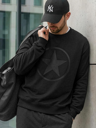 Pánska Mikina Čierna OZONEE JS/8B1991/3