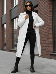 Dámska bunda biela OZONEE JS/5M3177/281Z