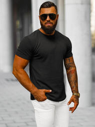 Pánske Tričko Čierne OZONEE O/7766T