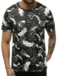 Pánske Tričko Čierne OZONEE JS/KS2111