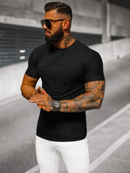 Pánske Tričko Čierne OZONEE NB/MT3056Z