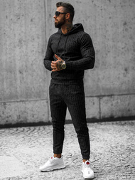 Pánska Tepláková Súprava Čierny OZONEE O/D7263/9102