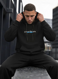 Pánska Mikina Čierna OZONEE JS/21B1901/3