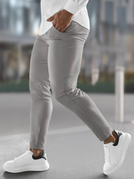 Pánske Chino Nohavice Sivé OZONEE O/P4049Z