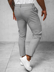 Pánske Chino Nohavice Sivý OZONEE O/1411SP