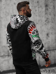 Pánska Mikina Čierna OZONEE O/B270