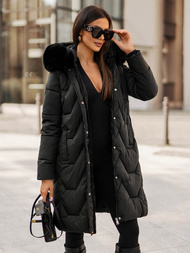 Dámska bunda čierna OZONEE JS/16M9202/392