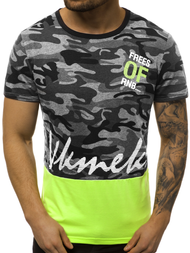 Pánske Tričko grafitový OZONEE JS/SS10978