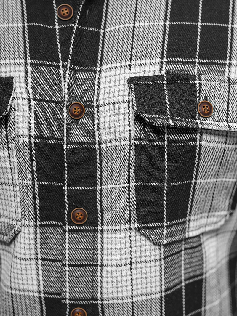 Pánska košeľa čierna OZONEE NB/MC727N