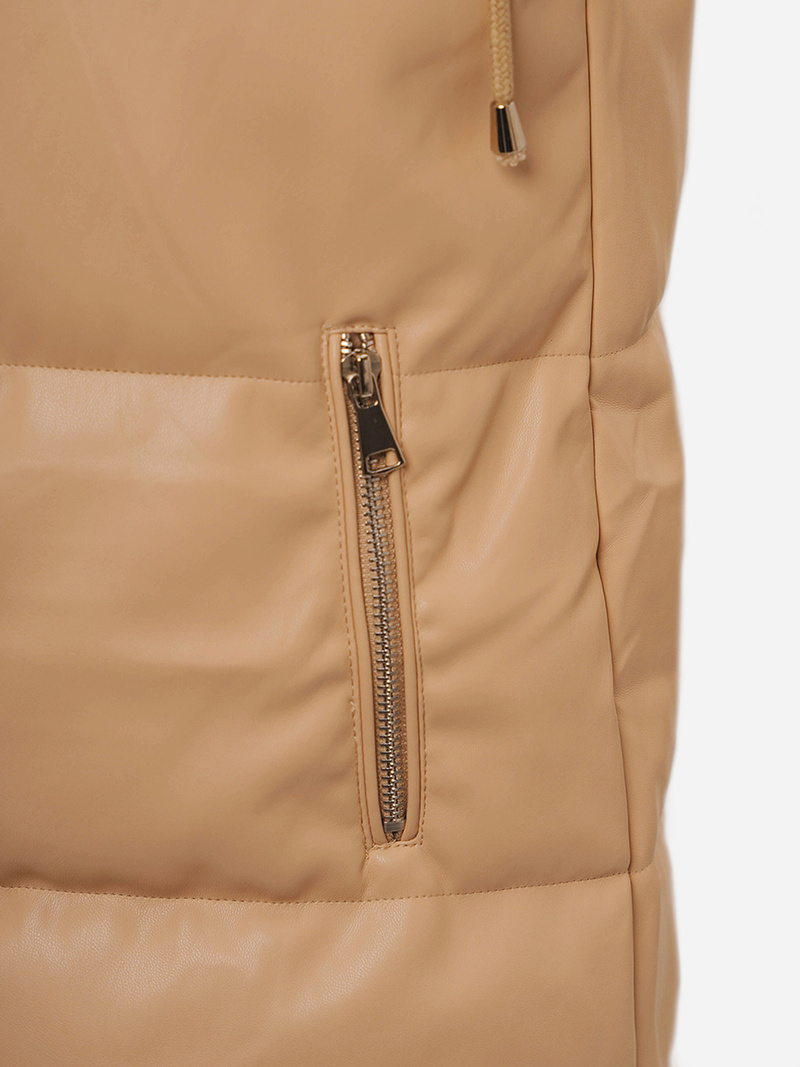 Dámska vesta béžová OZONEE O/AY756