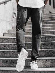 Pánske jogger rifle Čierne OZONEE JS/KK1103