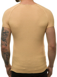 Pánsky sveter béžový OZONEE L/2297