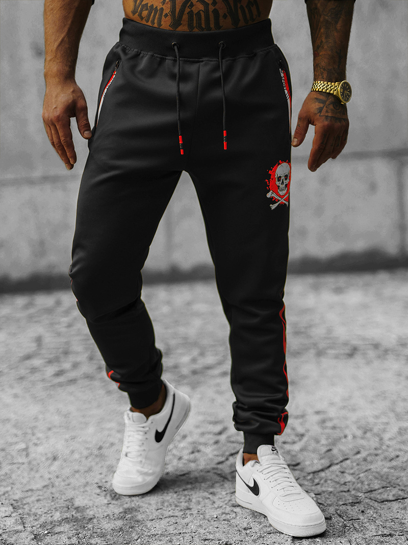 Pánske Tepláky Čierne OZONEE JS/K10237Z