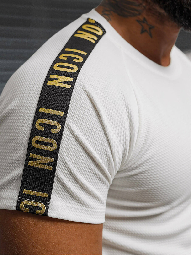 Pánske Tričko Biele OZONEE O/T7579