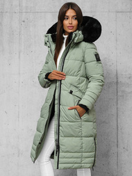 Dámska bunda mentolová OZONEE O/W377