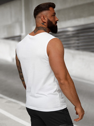 Pánske tielko Biele OZONEE JS/8B1712/1