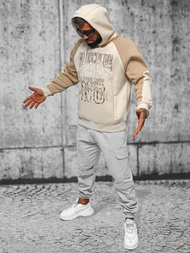 Mikina Béžová OZONEE O/SWE23037