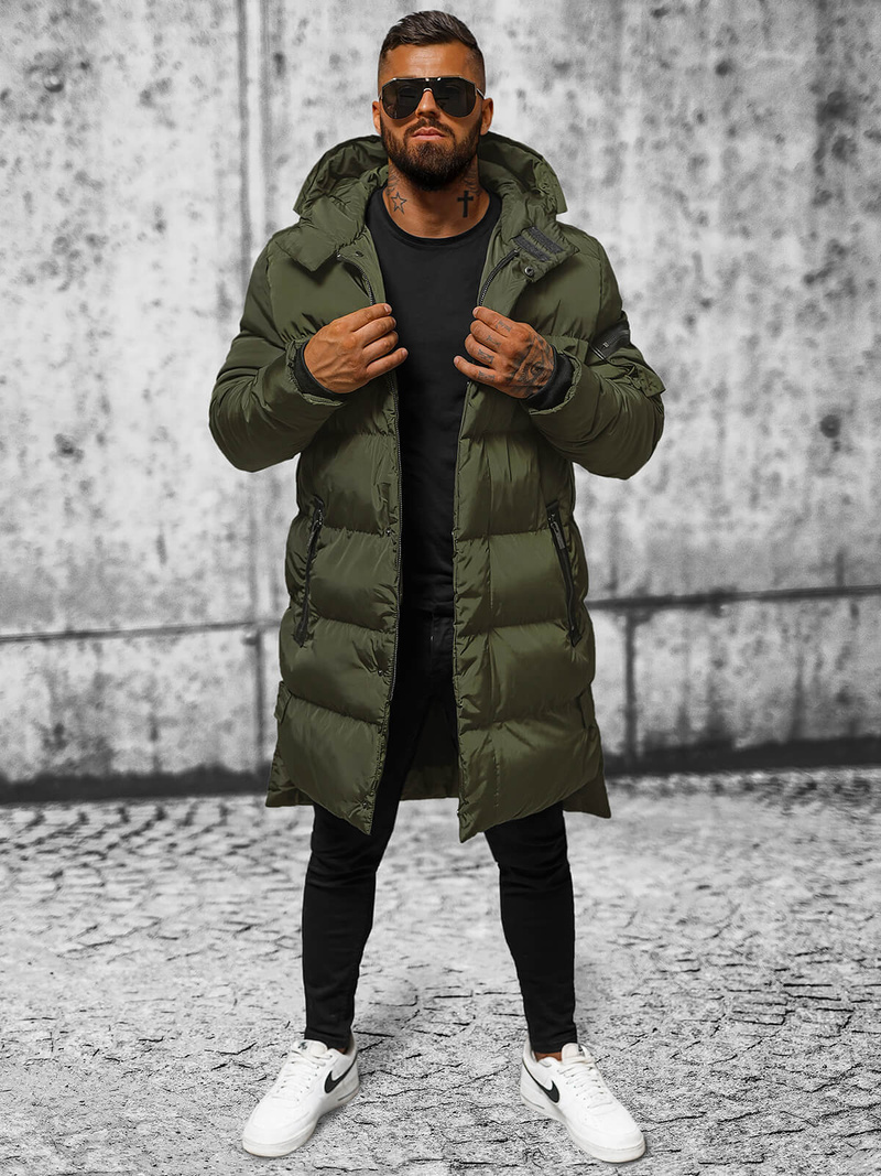 Pánska Bunda Zelené OZONEE O/M799