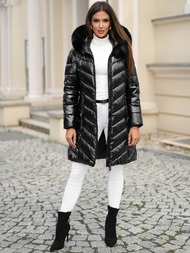 Dámska bunda čierna OZONEE JS/16M9100/392Z