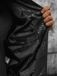 Pánska Bunda Čierna OZONEE O/3A172