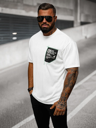 Pánske Tričko Biele OZONEE O/3C333