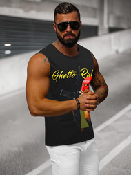 Pánske Tielko Čierne OZONEE O/T107/3